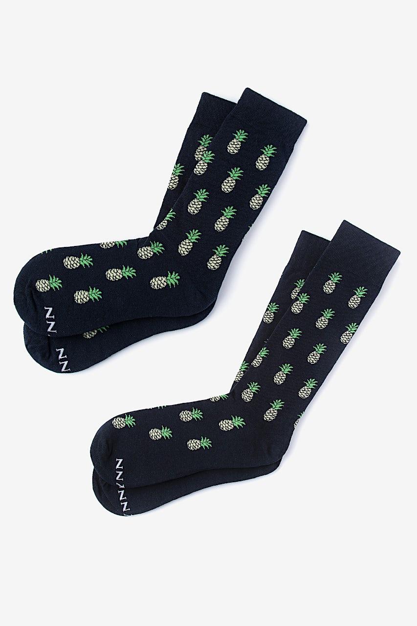 alynn Pine and Dandy black His & Hers Socks