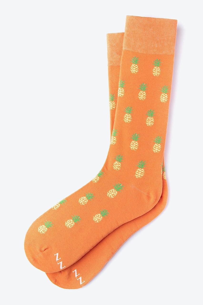 Alynn Pine And Dandy Orange His & Hers Socks