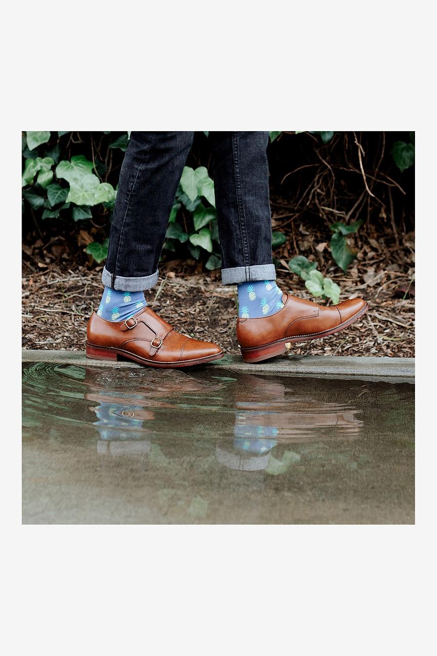 Alynn Pine & Dandy Blue Sock