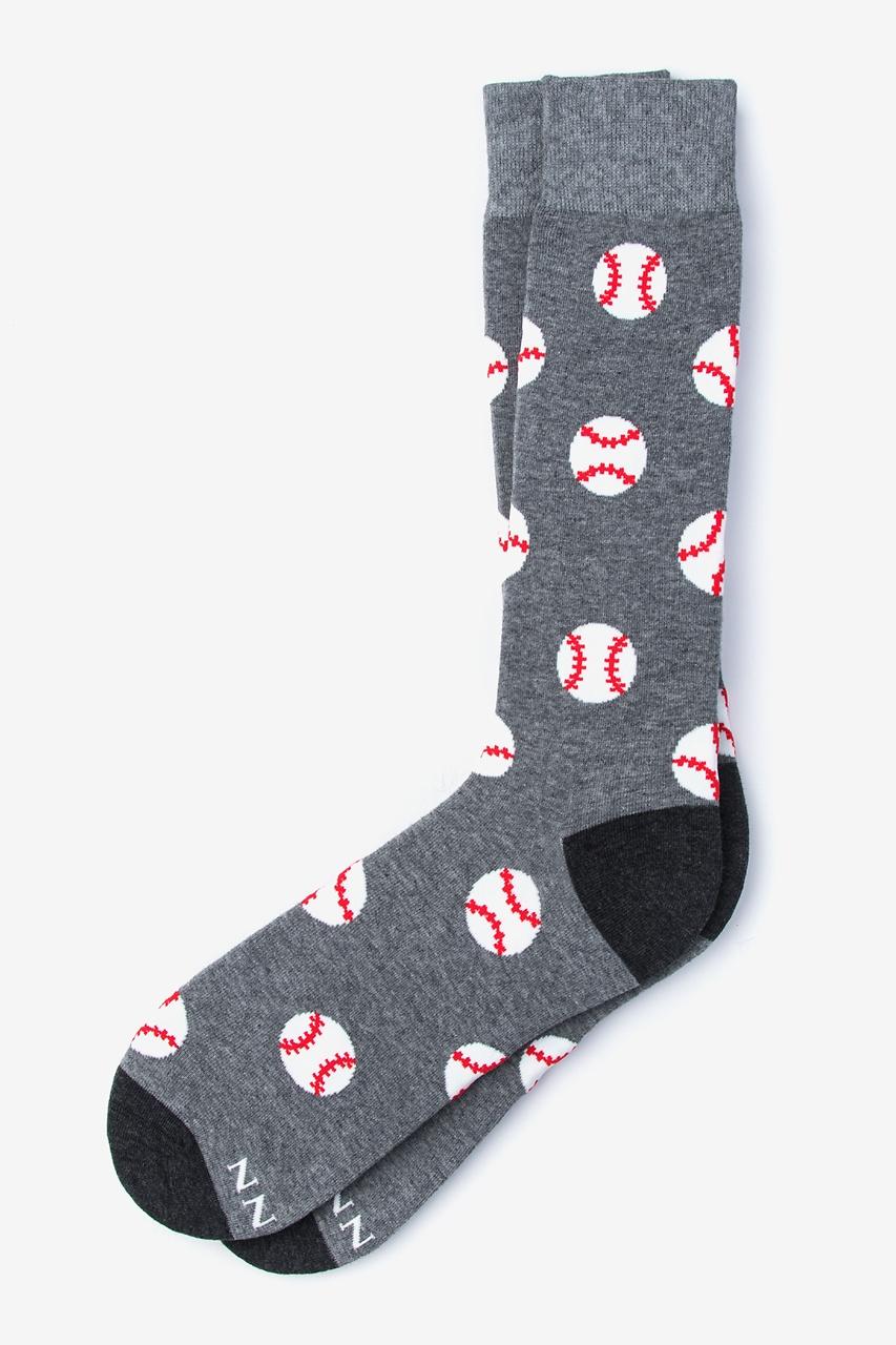 alynn Pitch Please | Baseball gray Sock