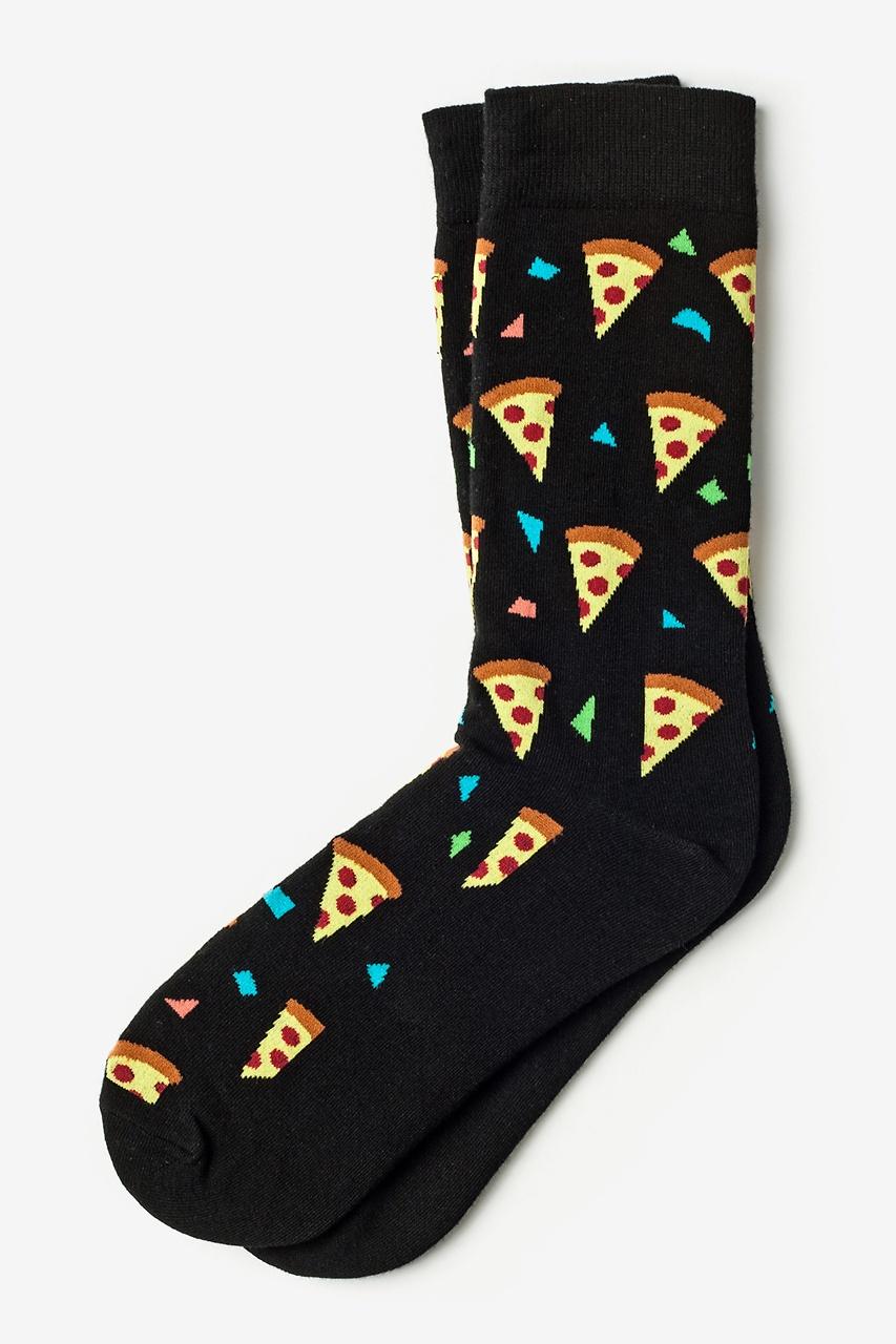 alynn Pizza Party black Sock