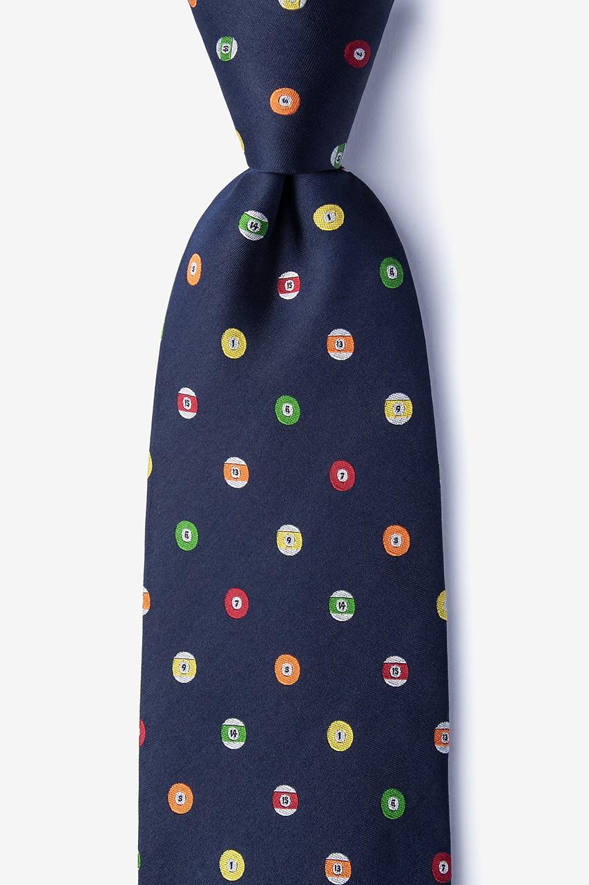 alynn Pool Party Navy Blue 100% silk Tie