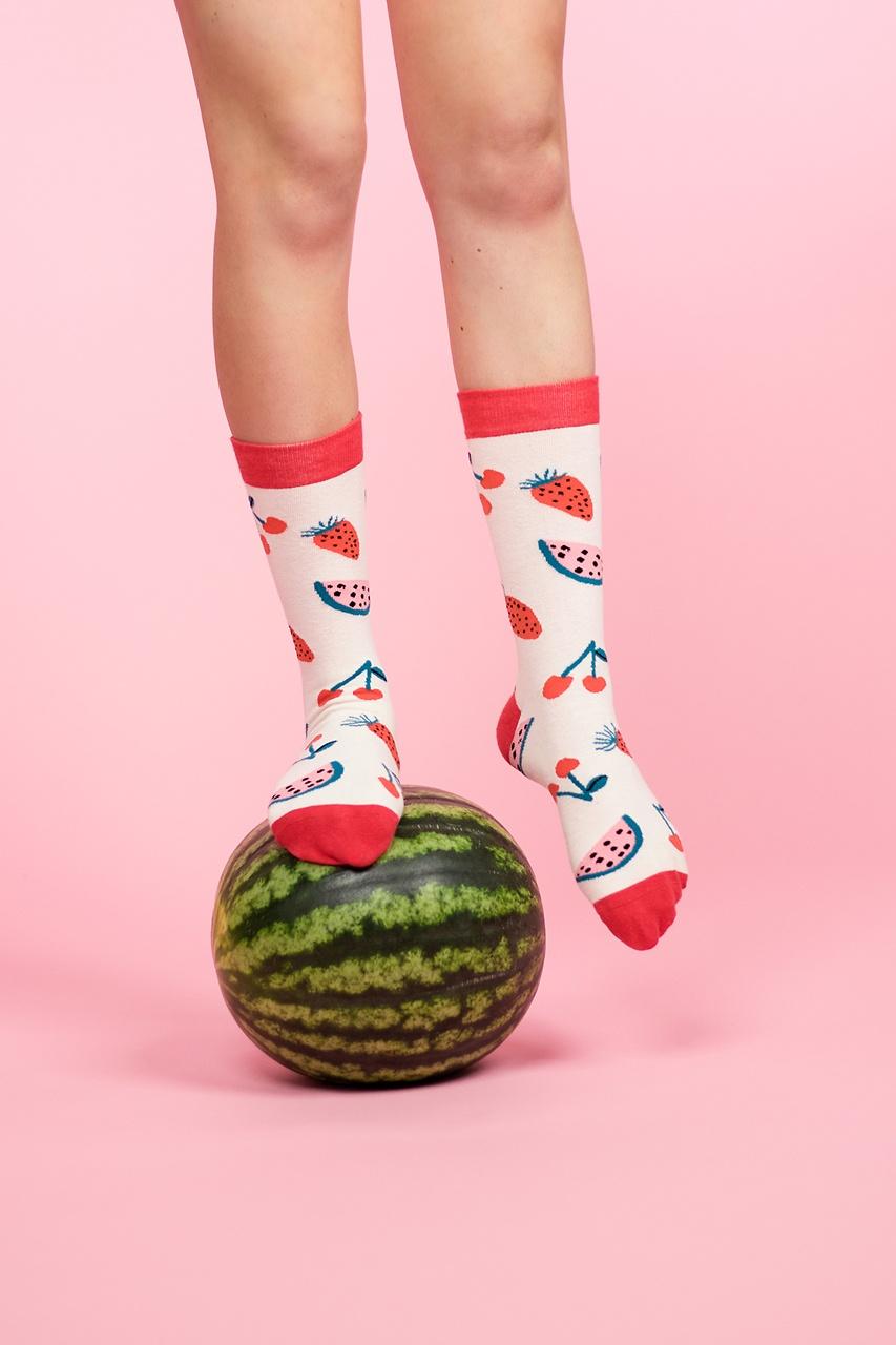 Alynn Alynn® X Jordan Sondler Fruit White Women's Sock