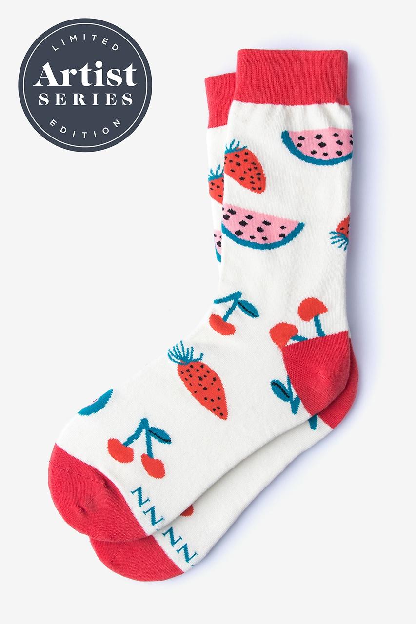 alynn Alynn® X Jordan Sondler Fruit White Women's Sock