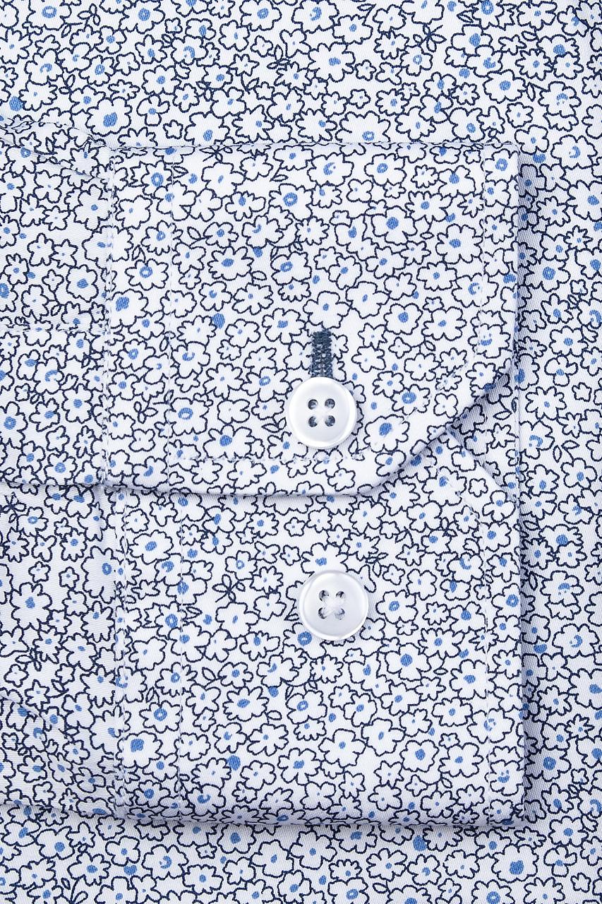 Alynn Reid Floral White Casual Shirt