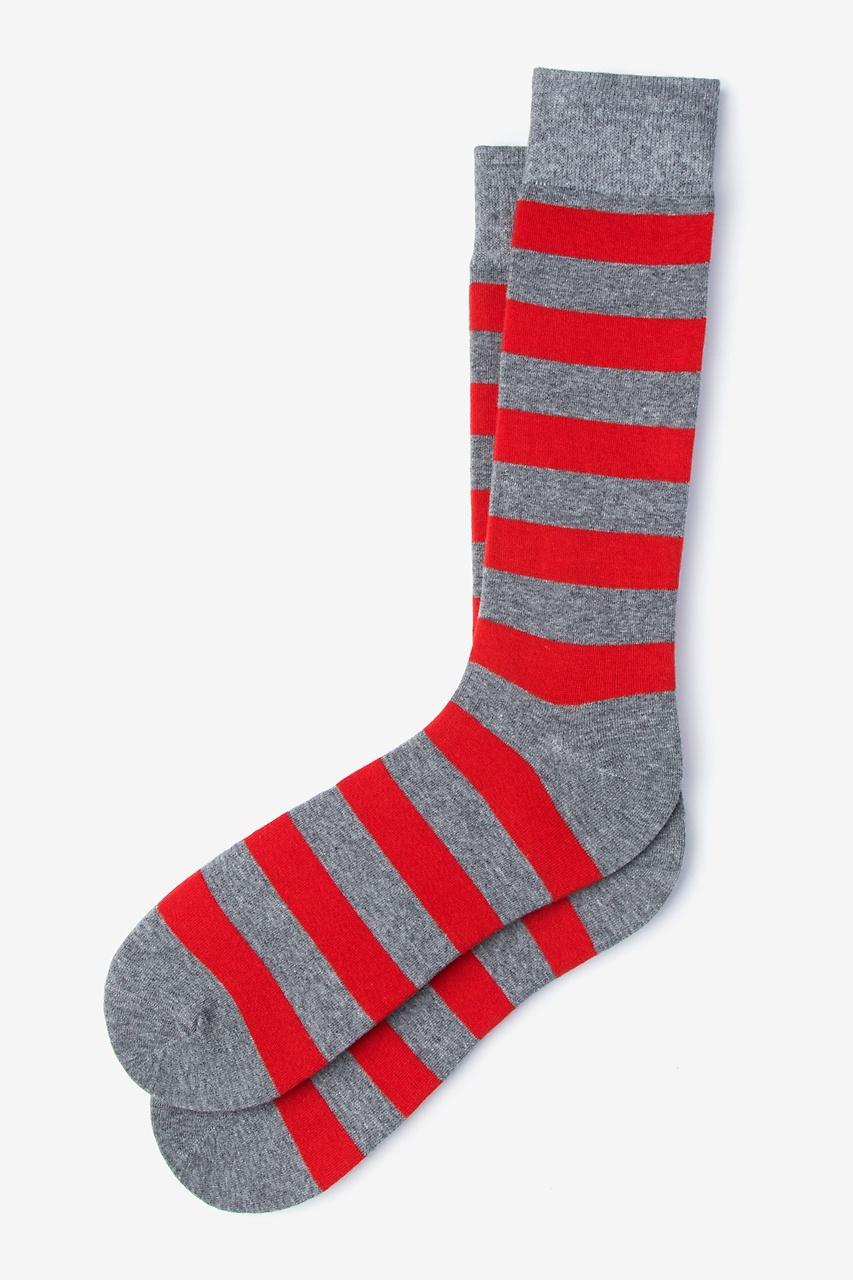 alynn Rugby Stripe heather gray Sock
