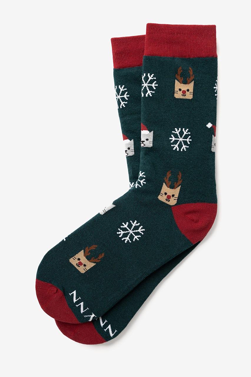 alynn Santa Claws green Women's Sock