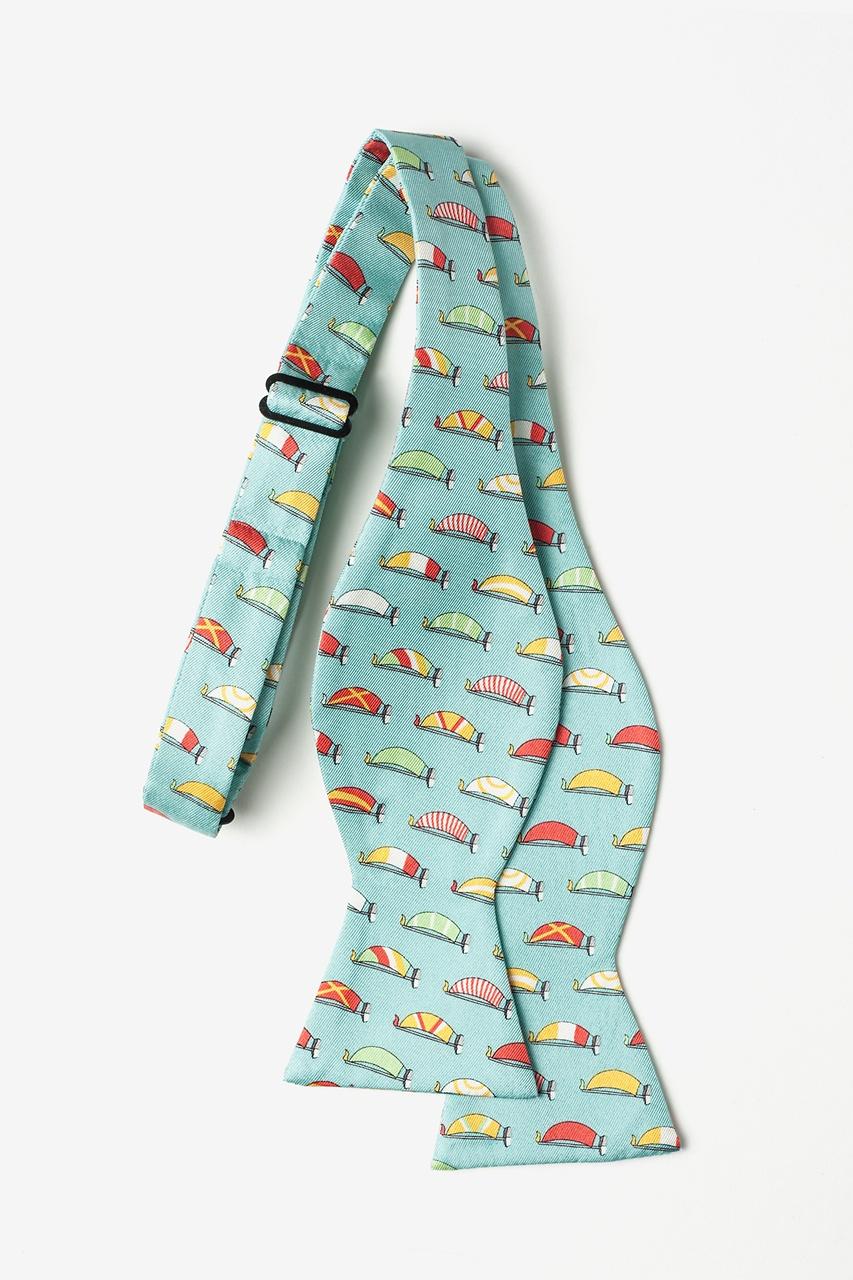 Alynn Seas The Day Blue Self-Tie Bow Tie