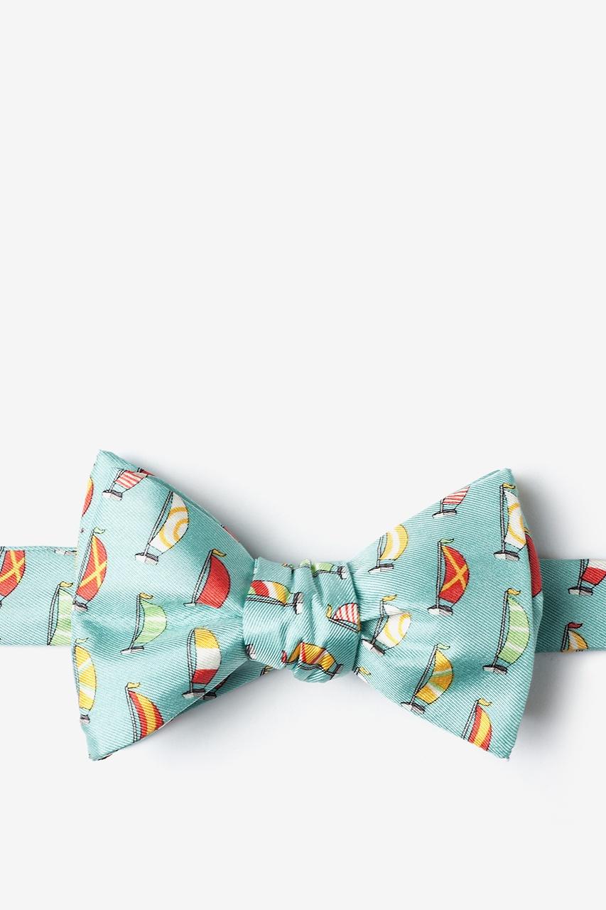 alynn Seas the Day blue Self-Tie Bow Tie