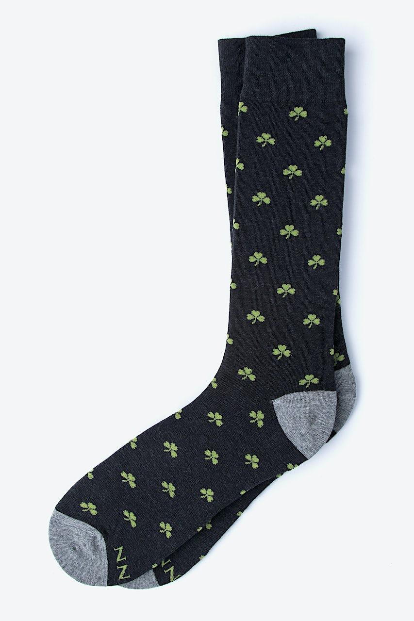 Alynn Shamrock Black His & Hers Socks