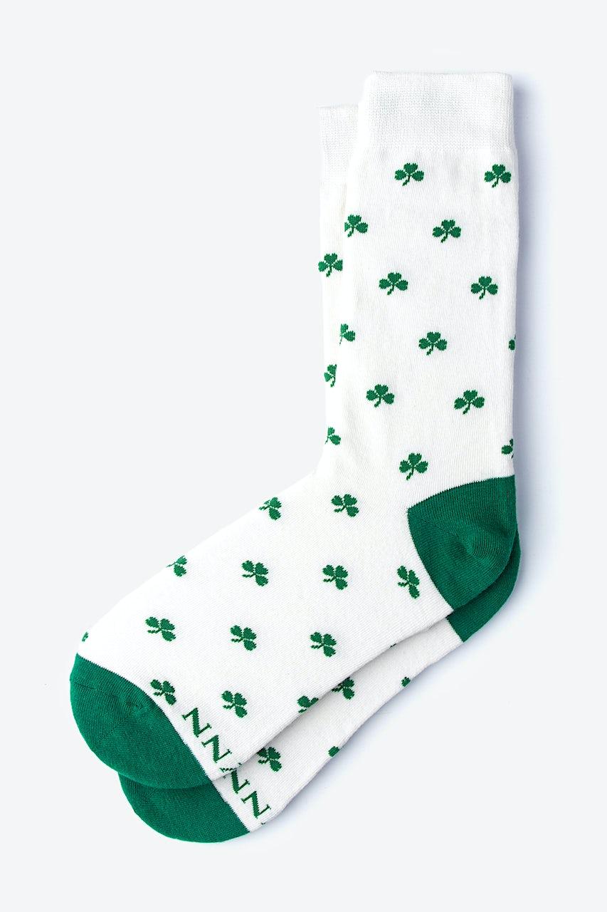Alynn Shamrock Black His & Hers Socks