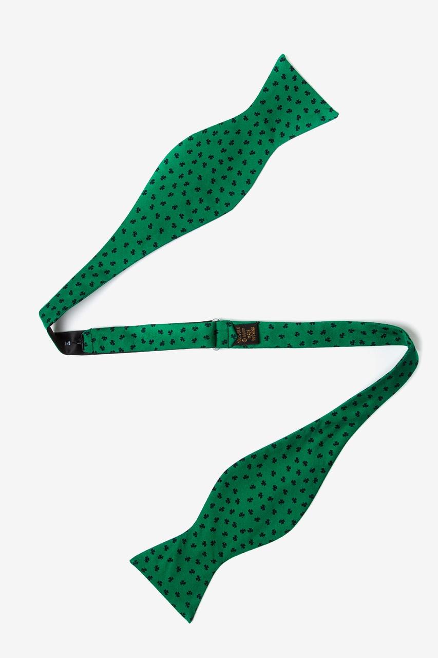 Alynn Shamrocks Green Self-Tie Bow Tie