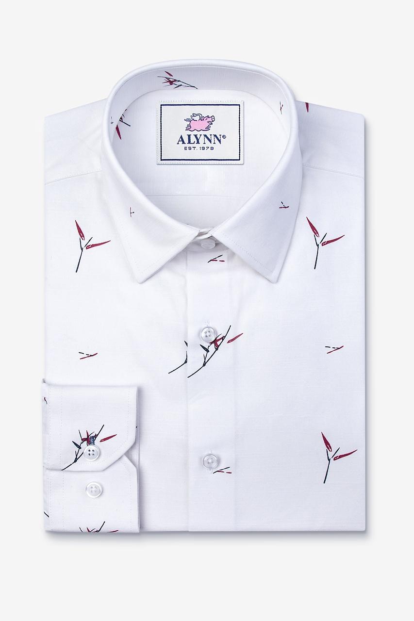 Alynn Sheldon White Casual Shirt