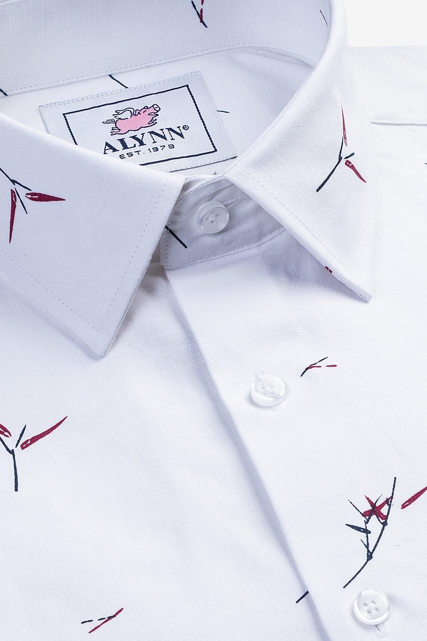 alynn Sheldon White Casual Shirt