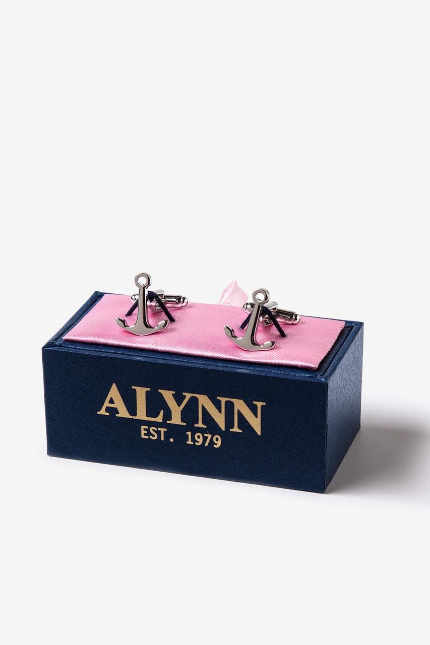 Alynn Ships Anchor Silver Cufflinks