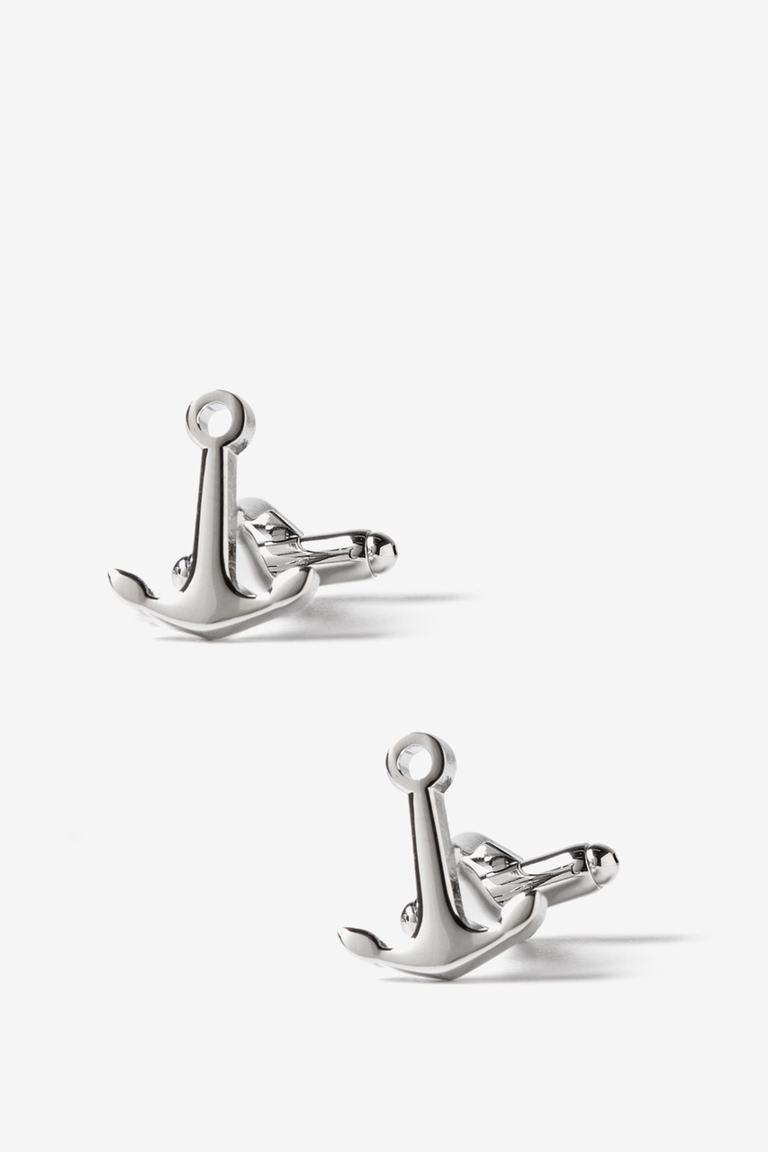 alynn Ships Anchor silver Cufflinks