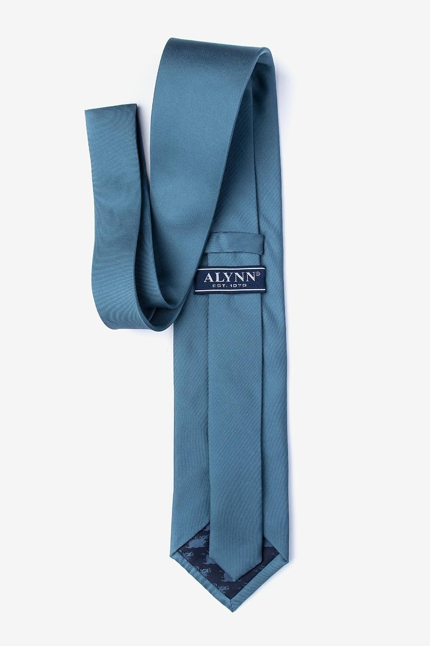 Alynn Slate Slate 100% Silk Tie