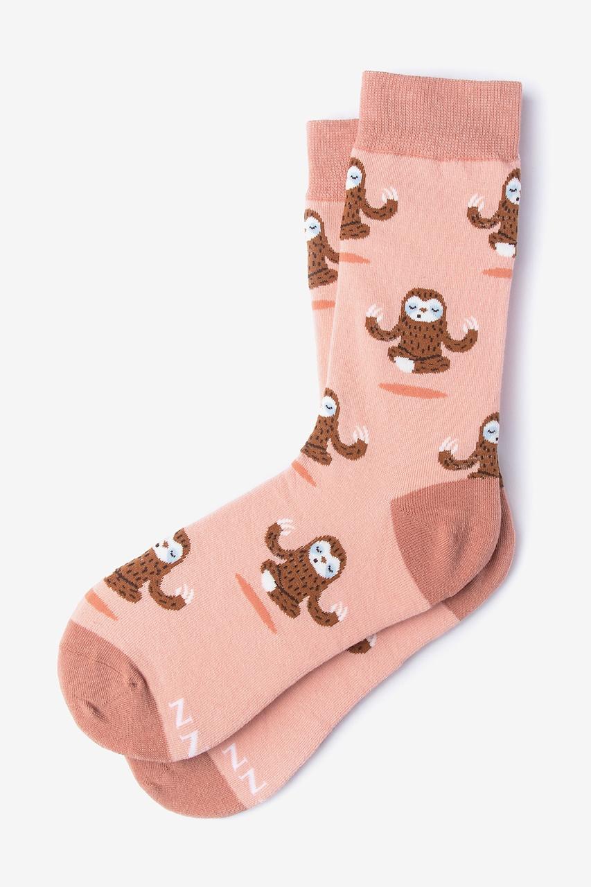 alynn Sloth Yoga coral Women's Sock