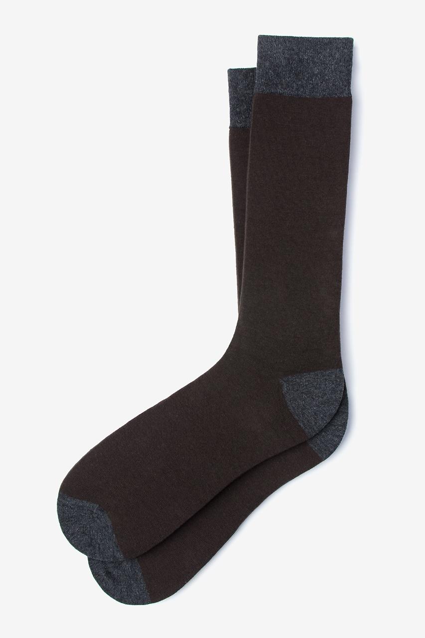 alynn Solid Choice brown Sock