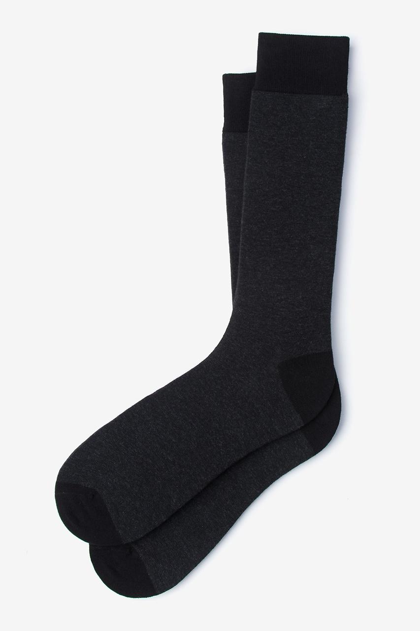 alynn Solid Choice Heather Black Sock