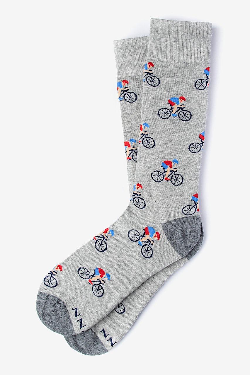 Alynn Spin Cycle Gray His & Hers Socks