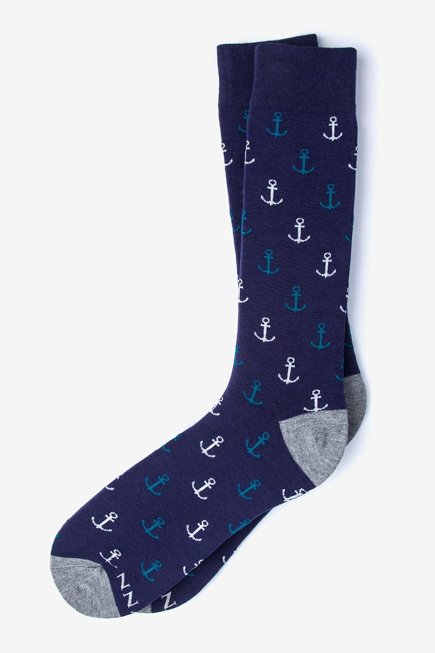 alynn Stay Anchored Dark Navy Sock