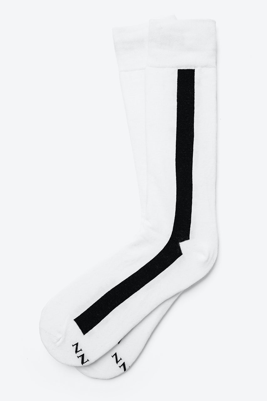 alynn Stripe Hype White Sock