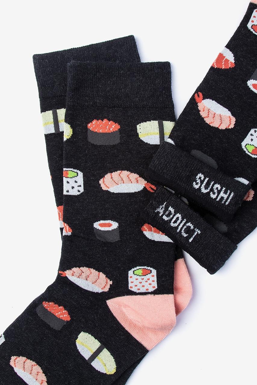 Alynn Sushi Addict Black Women's Sock
