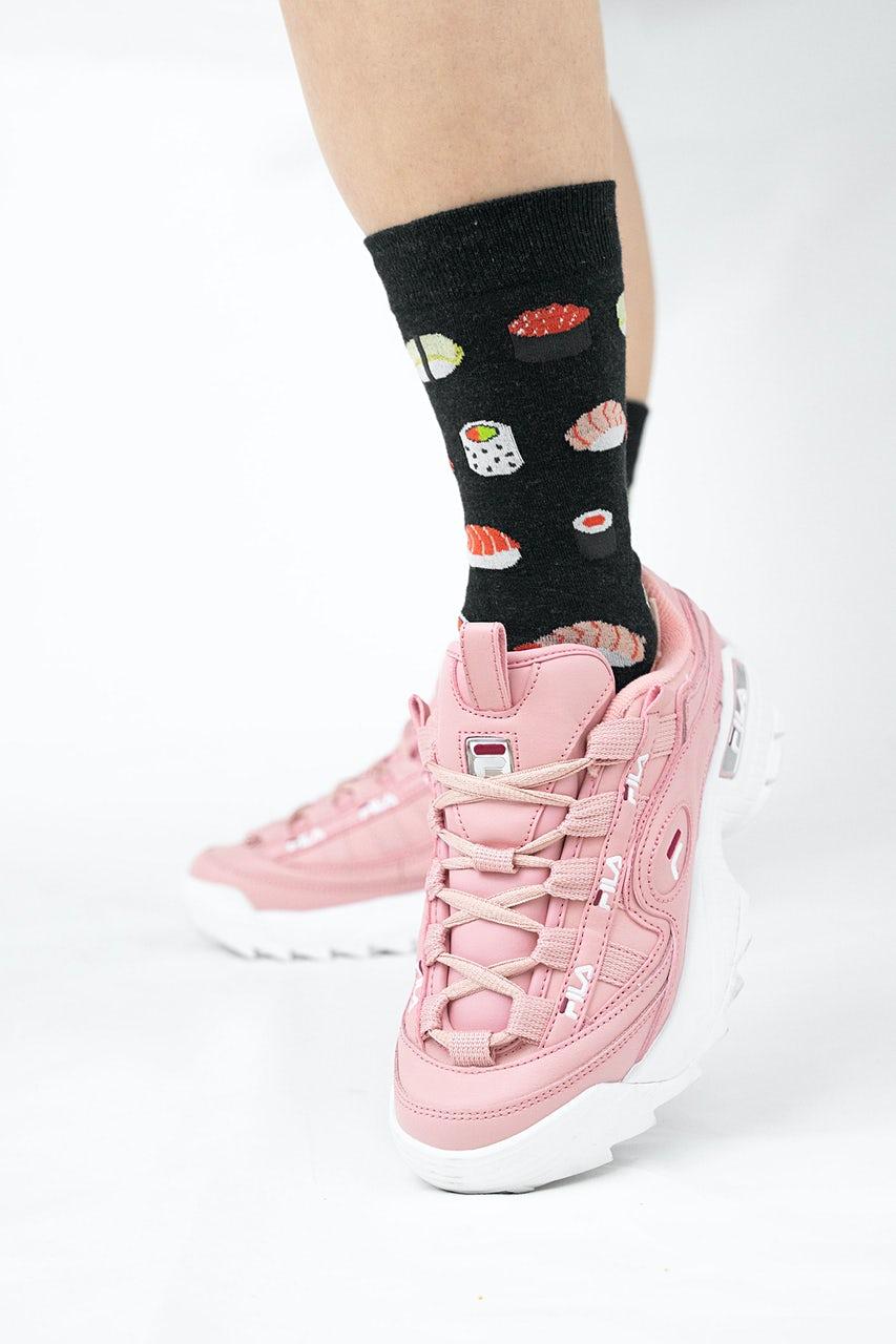 Alynn Sushi Addict Black Women's Sock