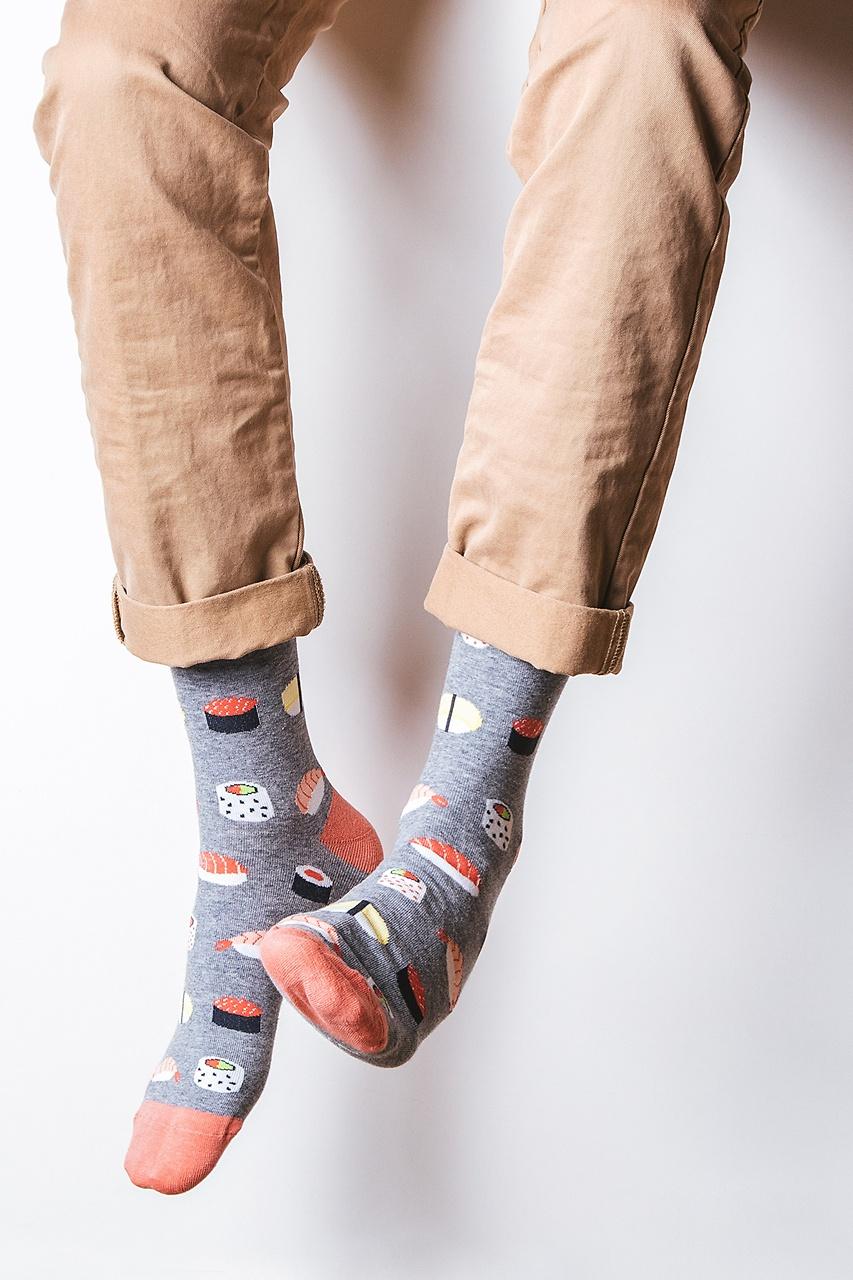 Alynn Sushi Addict Gray Sock