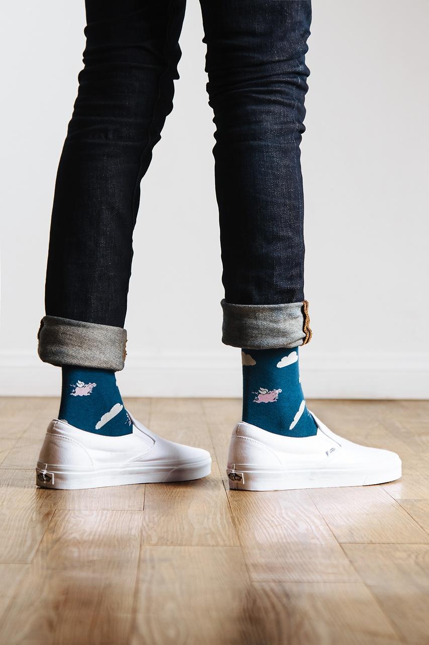 Alynn Take To The Sky Blue Sock