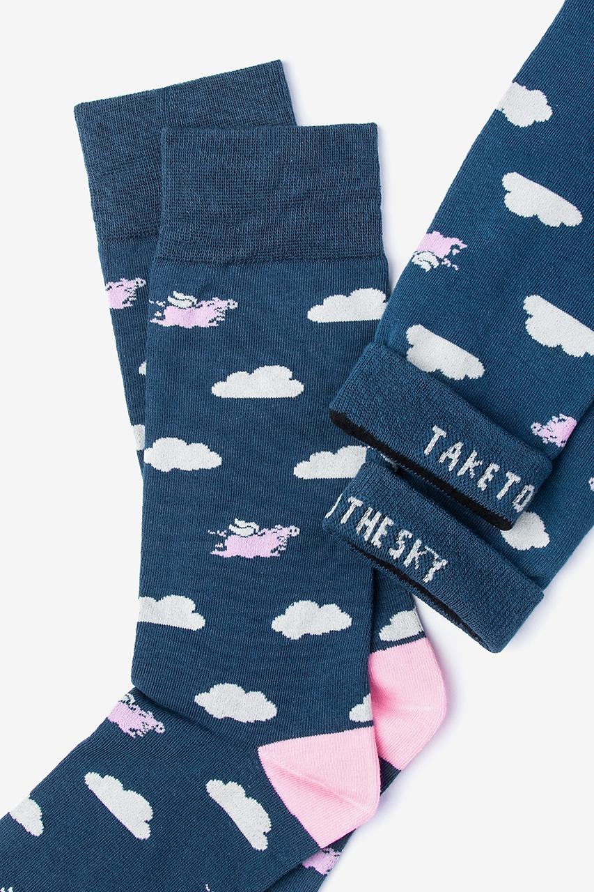 Alynn Take To The Sky Blue Sock