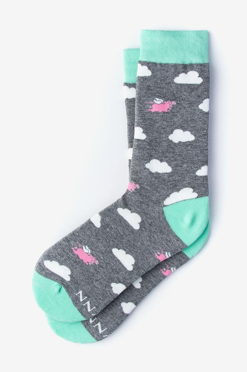 alynn Take to the Sky gray Women's Sock