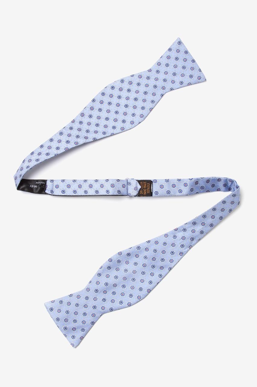 Alynn Taking The Helm Light Blue Self-Tie Bow Tie