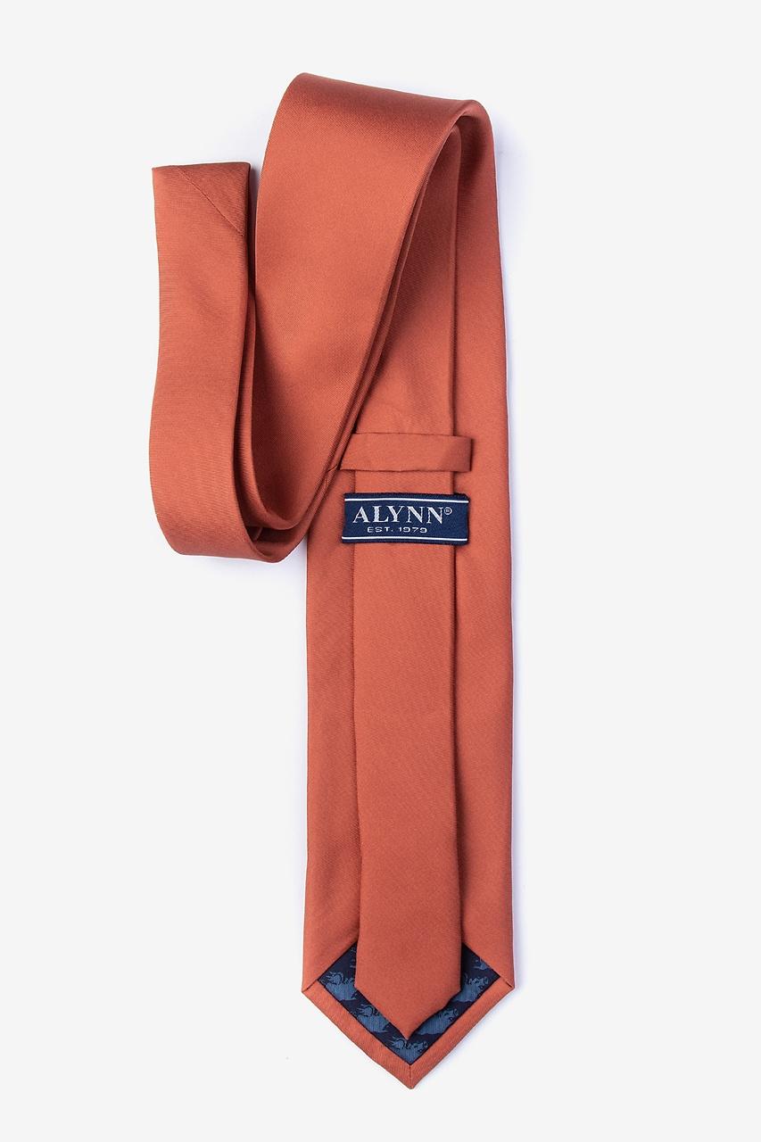 Alynn Terra Cotta Terra Cotta 100% Silk Tie