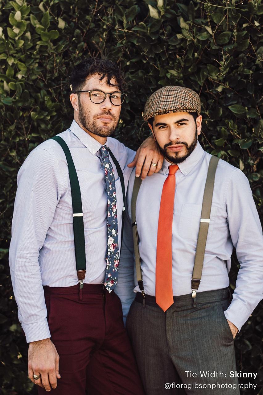 Alynn Terra Cotta Terra Cotta 100% Silk Tie