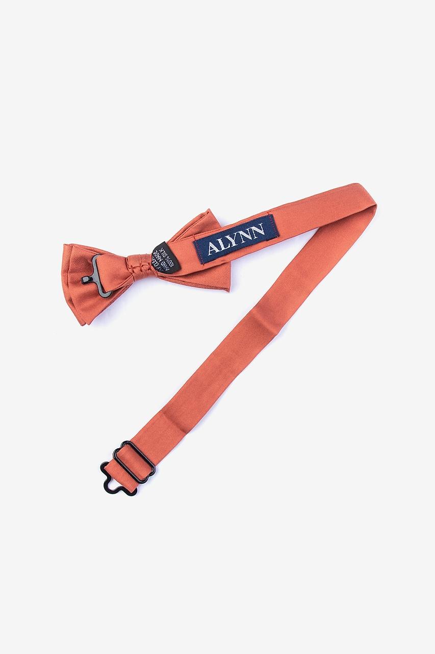 Alynn Terra Cotta Terra Cotta Bow Tie For Boys