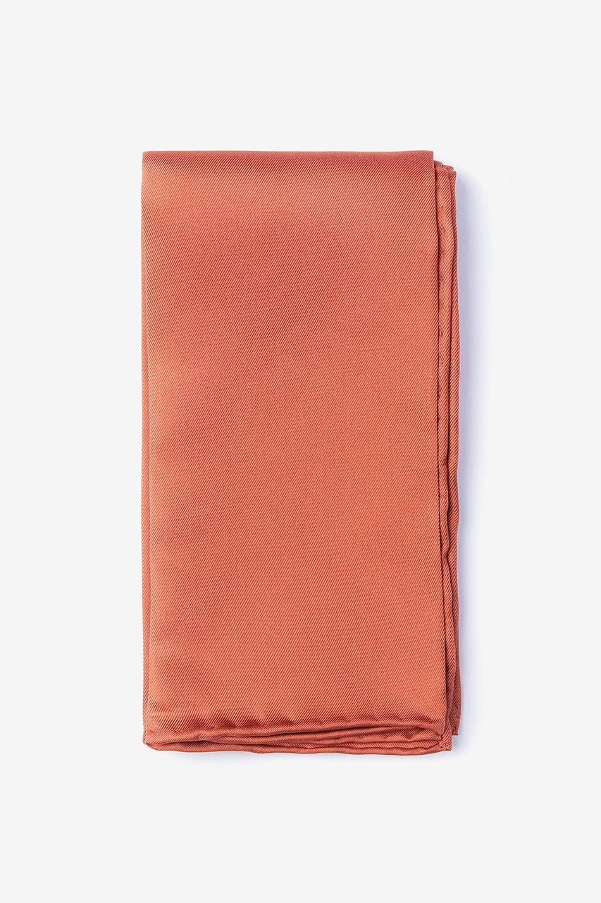 alynn Terra Cotta Terra Cotta Pocket Square