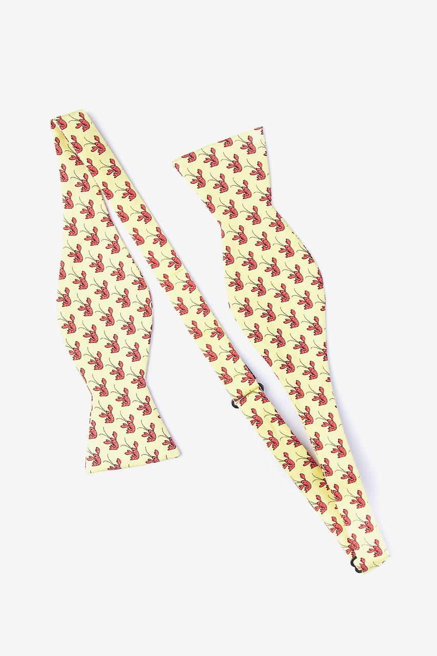 Alynn That Fish Cray Yellow Self-Tie Bow Tie