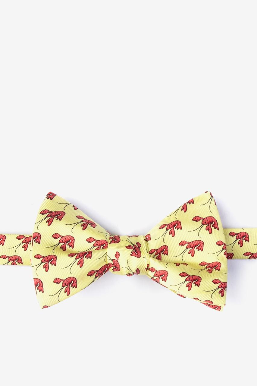 alynn That Fish Cray yellow Self-Tie Bow Tie