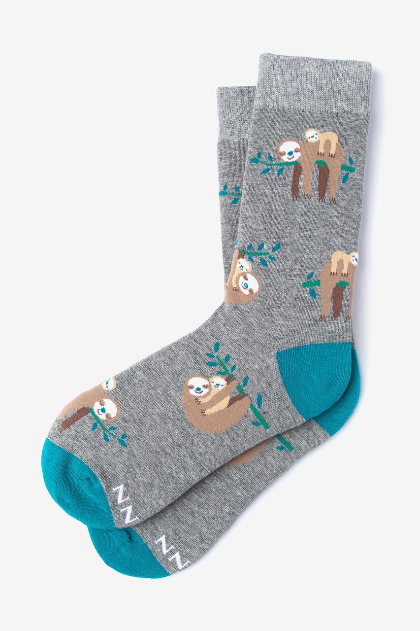alynn That Sloth Life gray Women's Sock