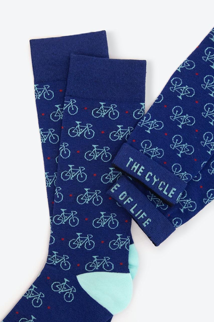 Alynn The Cycle Of Life Blue Sock