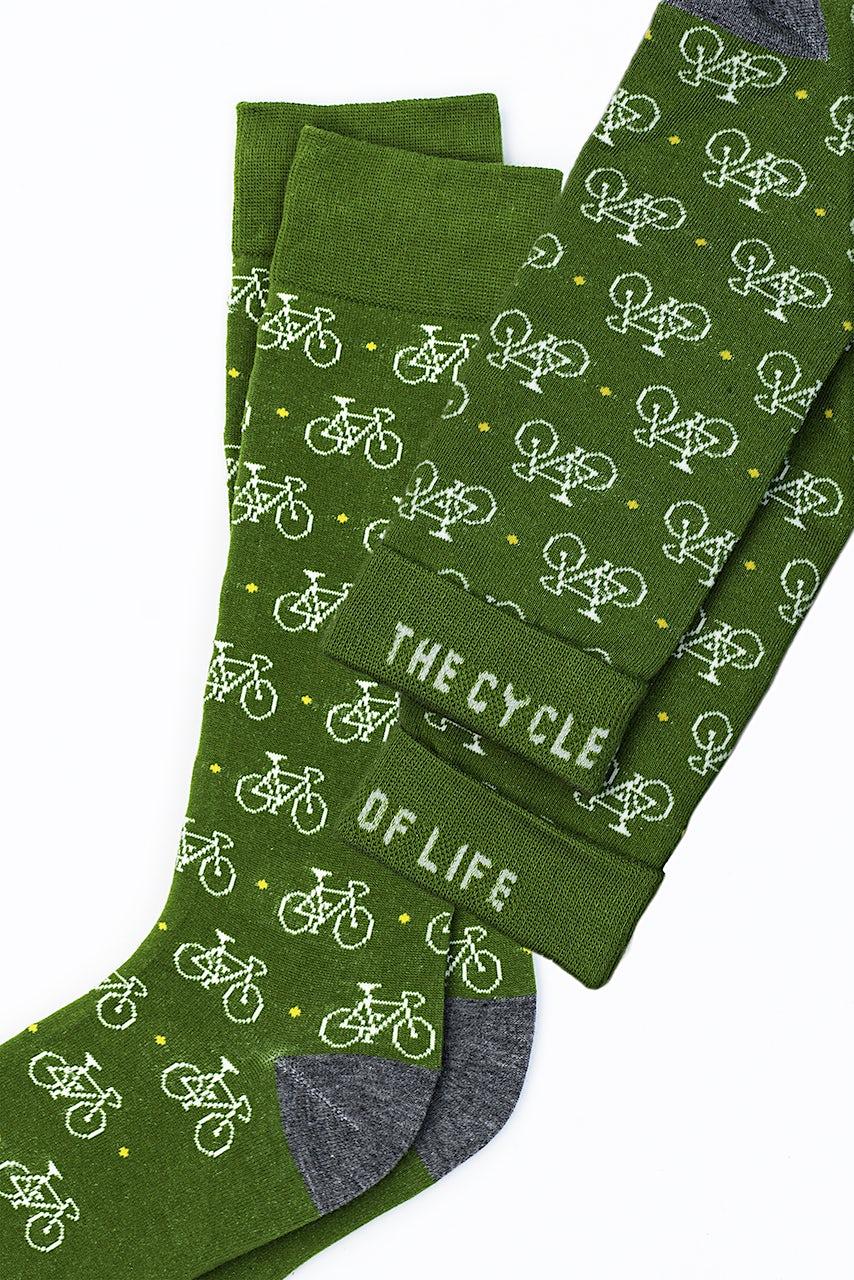 Alynn The Cycle Of Life Green Sock