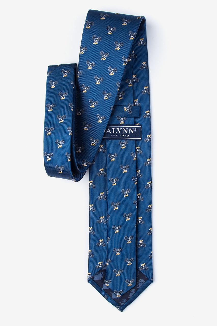 Alynn The Spin Cycle Blue 100% Silk Tie