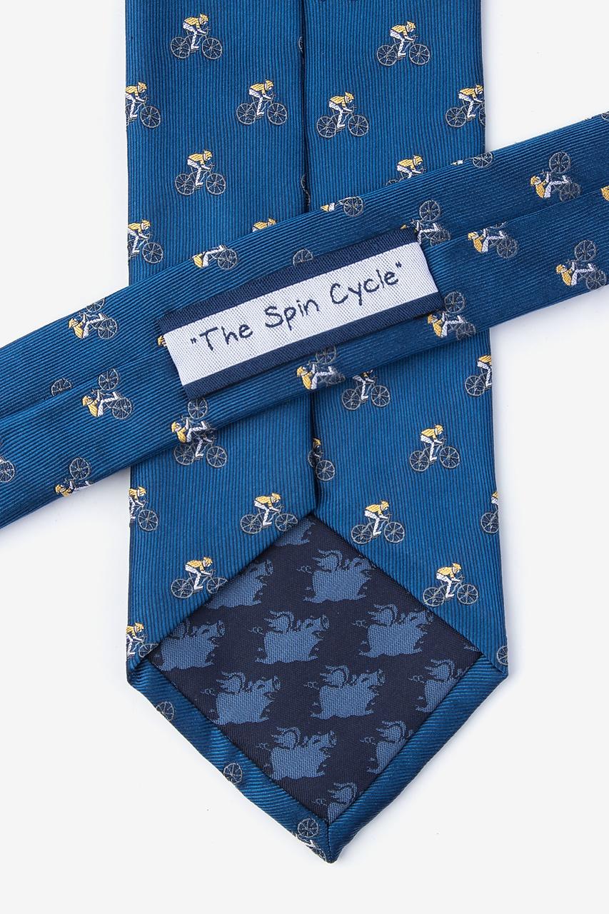 Alynn The Spin Cycle Blue 100% Silk Tie