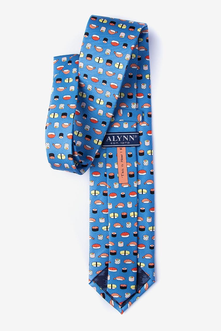 Alynn This Is How I Roll Blue 100% Silk Tie