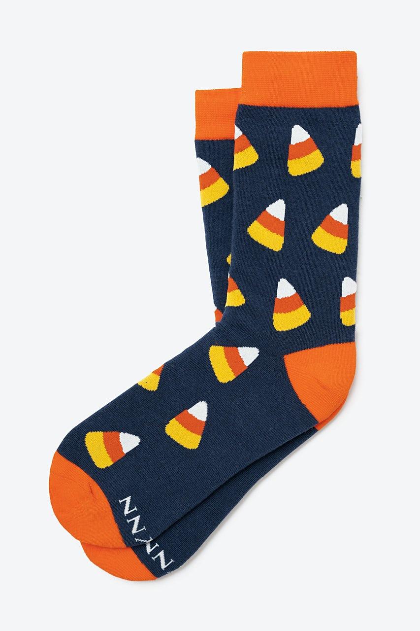 alynn Trick Or Treat Navy Blue Women's Sock