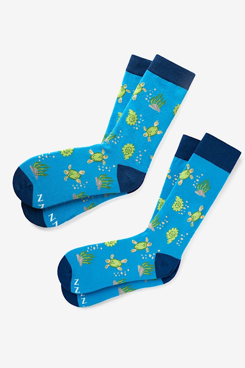 alynn Turtally Awesome blue His & Hers Socks