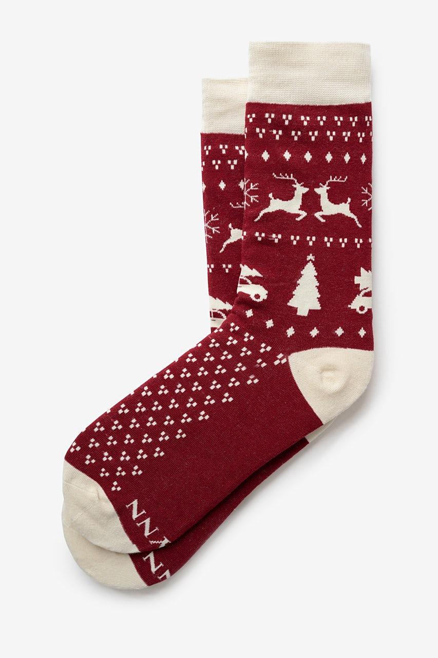 alynn Ugly Sweater red Women's Sock