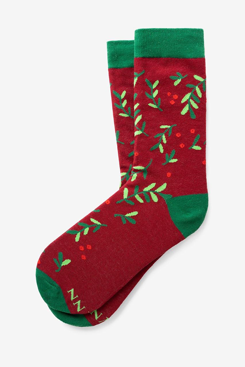 alynn Under the Mistletoe red Women's Sock